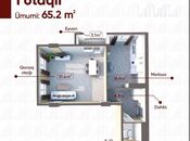 Продаётся 2-комн. новостройка 65.2 м², м. Азадлыг проспекти, photo 3 from 8