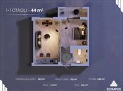 1-комн. новостройка - Хатаинский р. - 44 м²