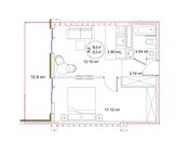 Продаётся 2-комн. новостройка 56.8 м², пос. Sea Breeze, photo 4 from 8