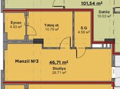 Продаётся 2-комн. новостройка 48 м², м. Низами, photo 3 from 7