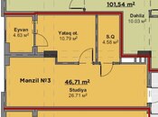 Satılır 2 otaqlı yeni tikili 48 m², Nizami m., photo 2 from 8