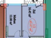 Satılır 1 otaqlı yeni tikili 46 m², Koroğlu m., photo 2 from 8