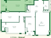 Satılır 3 otaqlı yeni tikili 110.4 m², Nizami m., photo 4 from 4