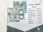 Satılır 3 otaqlı yeni tikili 105 m², Şah İsmayıl Xətai m., photo 2 from 6