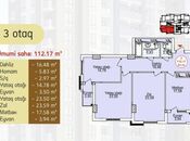 Satılır 3 otaqlı yeni tikili 113 m², Azadlıq Prospekti m., photo 6 from 6
