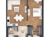 2 otaqlı yeni tikili - Sea Breeze q. - 101.9 m²