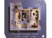 Satılır 2 otaqlı yeni tikili 67 m², Xətai r., photo 3 from 4