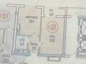 Продаётся 1-комн. новостройка 47 м², м. Элмляр Академиясы, photo 7 from 8