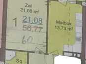1 otaqlı yeni tikili - Nizami m. - 53 m²