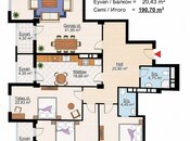 Satılır 4 otaqlı yeni tikili 192 m², Nəsimi r., photo 2 from 8