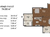 Satılır 2 otaqlı yeni tikili 74 m², Məmmədli q., photo 6 from 6