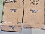 Satılır 2 otaqlı yeni tikili 38 m², photo 6 from 8