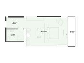 Satılır 1 otaqlı yeni tikili 56.1 m², Nardaran q., photo 6 from 6