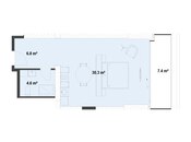 Продаётся 1-комн. новостройка 57.8 м², пос. Нардаран, photo 6 from 6