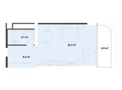 Продаётся 1-комн. новостройка 59.4 м², пос. Нардаран, photo 7 from 7