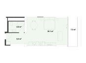 Satılır 1 otaqlı yeni tikili 56.7 m², Sea Breeze q., photo 5 from 5