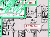 Satılır 4 otaqlı yeni tikili 171 m², Nəsimi r., photo 5 from 8