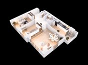 Satılır 3 otaqlı yeni tikili 84.2 m², Avtovağzal m., photo 3 from 7