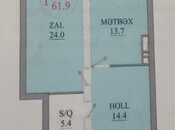 Продаётся 2-комн. новостройка 62 м², м. Нариман Нариманов, photo 7 from 7