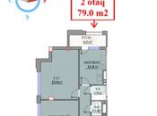 Satılır 2 otaqlı yeni tikili 80 m², Massiv A q., photo 7 from 8
