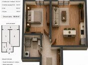 1 otaqlı yeni tikili - Binəqədi q. - 50.1 m²