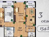 Satılır 3 otaqlı yeni tikili 134 m², Gənclik m., photo 1 from 8