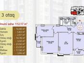 3 otaqlı yeni tikili - Azadlıq Prospekti m. - 113 m²