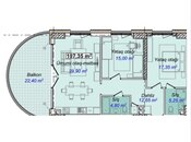 3 otaqlı yeni tikili - Sea Breeze q. - 107.3 m²