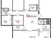 4-комн. новостройка - м. Элмляр Академиясы - 216.3 м²