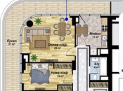 Satılır 3 otaqlı yeni tikili 128 m², Ağ şəhər q., photo 7 from 7