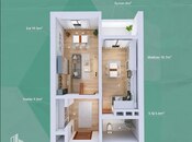 1 otaqlı yeni tikili - Həzi Aslanov m. - 55 m²