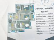 Satılır 3 otaqlı yeni tikili 106 m², Şah İsmayıl Xətai m., photo 6 from 6