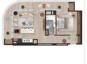 2 otaqlı yeni tikili - Ağ şəhər q. - 103 m²