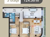 3-комн. новостройка - м. Низами - 125 м²