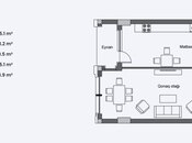 2 otaqlı yeni tikili - Koroğlu m. - 79.3 m²