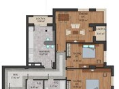 3 otaqlı yeni tikili - Həzi Aslanov m. - 111 m²
