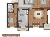 3 otaqlı yeni tikili - Həzi Aslanov m. - 129 m²