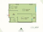 Продаётся 2-комн. новостройка 63 м², пос. Бадамдар, photo 6 from 8