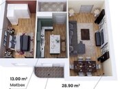 Продается 2-комн. новостройка 100 м², Насиминский  р., photo 2 from 7