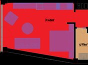 Satılır 1 otaqlı yeni tikili 51.5 m², Nardaran q., photo 6 from 6