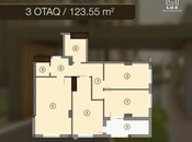 Satılır 3 otaqlı yeni tikili 123.5 m², Yasamal r., photo 2 from 8