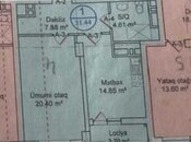 Satılır 2 otaqlı yeni tikili 52 m², Qara Qarayev m., photo 6 from 6