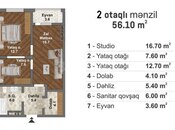 Продаётся 3-комн. новостройка 70 м², Абшеронcкий  р., photo 6 from 7