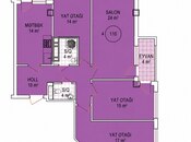 Satılır 4 otaqlı yeni tikili 110 m², Neftçilər m., photo 2 from 5