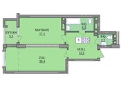 Satılır 1 otaqlı yeni tikili 62.4 m², Həzi Aslanov m., photo 5 from 5