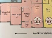 Satılır 3 otaqlı yeni tikili 113 m², Nəriman Nərimanov m., photo 3 from 8