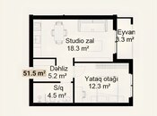 Продаётся 1-комн. новостройка 51.5 м², photo 4 from 4