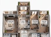 Продаётся 3-комн. новостройка 143.7 м², м. Нариман Нариманов, photo 3 from 8