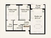 Продаётся 2-комн. новостройка 93.9 м², photo 5 from 5