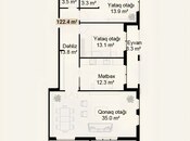 Satılır 3 otaqlı yeni tikili 122.4 m², photo 4 from 4